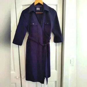 Converse One Star Women's wrap dress | Dark Purple | 3/4 sleeves | Medium